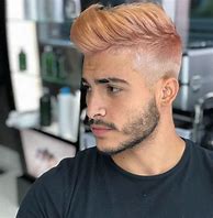 Image result for Rose Gold Color Hair Male Curly