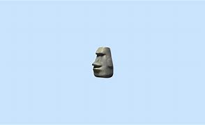 Image result for Moai Emoji Meme Meaning