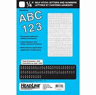Image result for Michaels Letters and Number Stickers