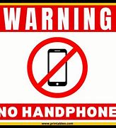 Image result for No Handphone Sign