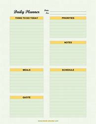 Image result for Best Daily Planner Printable