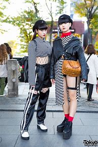 Image result for Japanese Street Fashion Harajuku Girls