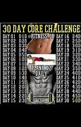 Image result for 30-Day Core Challenge Calendar