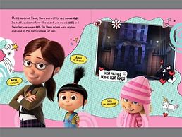 Image result for Despicable Me 3 Agnes Loves Unicorn Book Blue