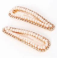 Image result for pearl snaps hair clip