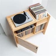 Image result for Turntable and Speakers Stand