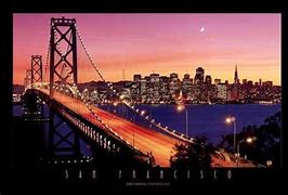 Image result for San Francisco Skyline Poster