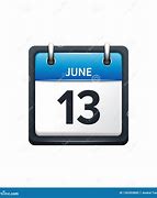 Image result for June 13 Calendar