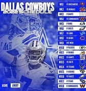 Image result for Dallas Cowboys Schedule Leages