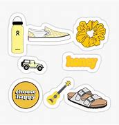 Image result for Yellow iPhone Stickers VSCO
