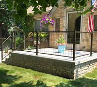 Image result for Wire Mesh Deck Railing