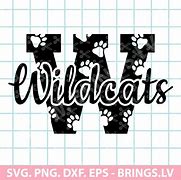 Image result for Wildcat Cheer Split SVG