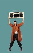 Image result for Outside Holding Up a Boombox