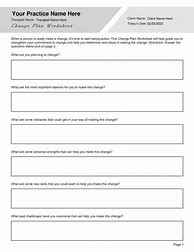 Image result for Smart Recovery Change Plan Worksheet PDF