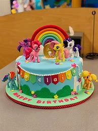 Image result for My Little Pony 6th Birthday Cake