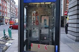 Image result for Cardboard British Phone Box