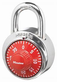 Image result for Master Lock Combination List