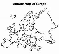 Image result for Europe Map Black and White Printable