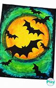 Image result for Bats Halloween Art Project
