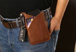Image result for Leather Smartphone Belt Case