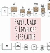 Image result for Card and Envelope Sizes