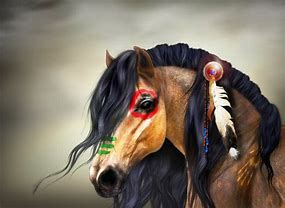Image result for Native American Indian Horse Art