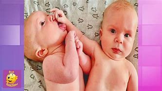 Image result for Funny Baby Twins