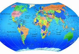 Image result for World Map Globe View