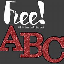 Image result for Free Printable Red Alphabet Letters