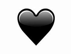 Image result for Emoji Love Hitam