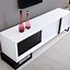 Image result for Stained Modern White TV Stand