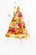 Image result for Watercolor Paintings Ofpizza