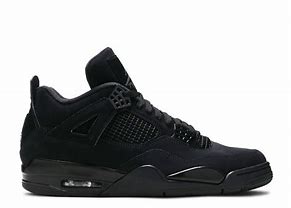 Image result for Black and Silver Jordan Retro 4