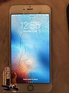 Image result for Cracked Gold iPhone 6s 16GB