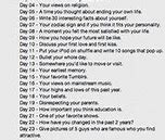 Image result for 30-Day Challenges Chart Blank