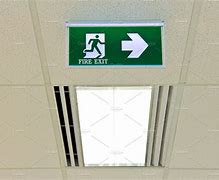 Image result for Ceiling Exit Sign