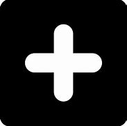 Image result for White Plus in a Square PNG