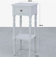 Image result for White Telephone Table