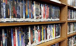 Image result for Library Books and DVD