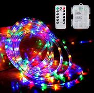 Image result for Battery Operated Multi Colored String Lights