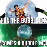 Image result for Spongebob Bubble Boy Meme