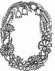Image result for Flower Letter Coloring Pages