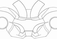 Image result for Iron Man Helmet Pattern