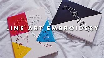 Image result for Line Art Embroidery