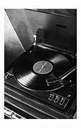 Image result for Old Record Player Black and White