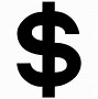 Image result for Black Dollar Sign Clip Art