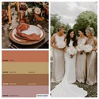 Image result for Wedding Colors Palette Sunset