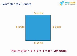 Image result for Perimeter of Square Example