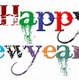 Image result for Happy New Year Word Art PNG
