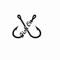 Image result for Fishing Hook and Fish SVG